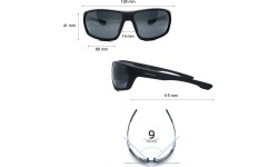 Okulary przeciwsłoneczne z polaryzacją Urbanium Eyewear Oslo, szare