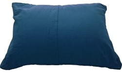 Pompowana poduszka podróżna turystyczna BasicNature Travel - 40x30 cm, Niebieska