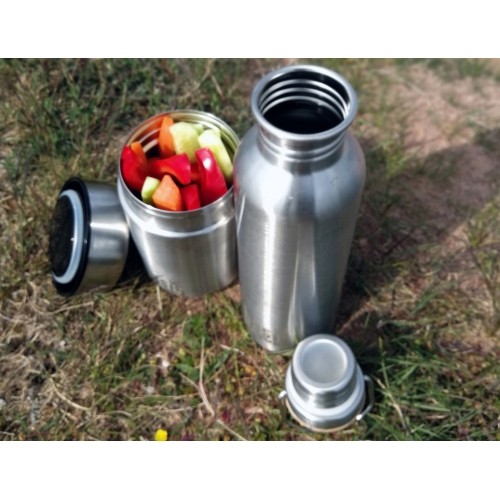 Butelka podróżna sportowa do picia Origin Outdoors Active - 0,75 l, szara