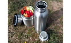 Butelka podróżna sportowa do picia Origin Outdoors Active - 0,75 l, szara