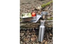 Butelka podróżna sportowa do picia Origin Outdoors Active - 0,75 l, szara