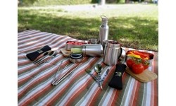 Lunchbox Origin Outdoors Bamboo, 0,8 l, stal nierdzewna