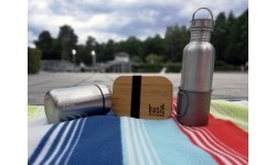 Lunchbox Origin Outdoors Bamboo, 0,8 l, stal nierdzewna