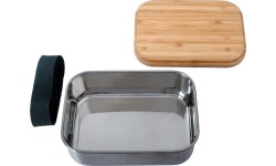 Lunchbox Origin Outdoors Bamboo, 0,8 l, stal nierdzewna