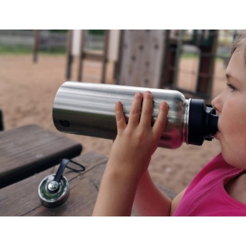 Butelka termiczna izolowana Outdoors Insulated WM Deluxe - 1 l, stal nierdzewna, matowy