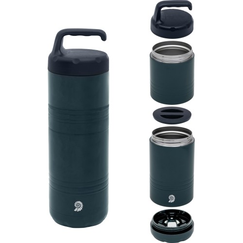 Termos na jedzenie Origin Outdoors Soft-Touch, 0,4 l + 0,28 l, niebieski