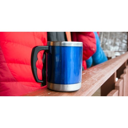 Termokubek Kubek termiczny BasicNature Beaker MUG - Stal nierdzewna, 0,42 l, niebieski