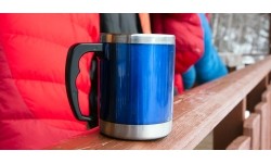 Termokubek Kubek termiczny BasicNature Beaker MUG - Stal nierdzewna, 0,42 l, niebieski