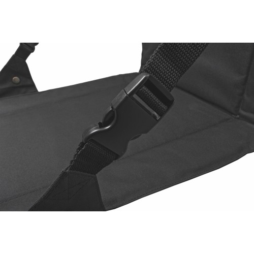 Turystyczna podkładka do siedzenia z opraciem Outdoors Travelchair - czarna
