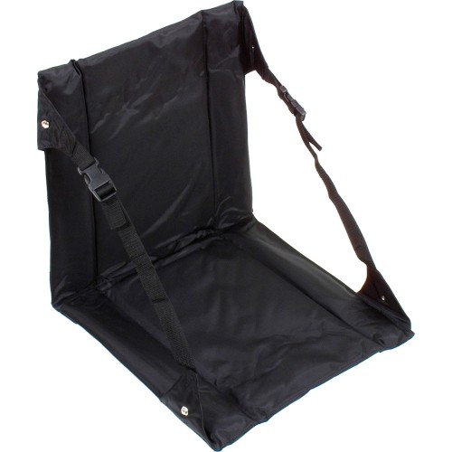 Turystyczna podkładka do siedzenia z opraciem Outdoors Travelchair - czarna