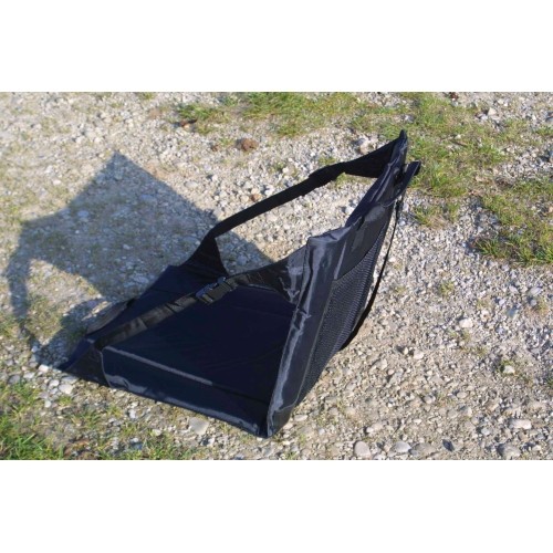 Turystyczna podkładka do siedzenia z opraciem Outdoors Travelchair - czarna