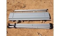 BasicNature Travelchair Roll Table Small, 70x70cm