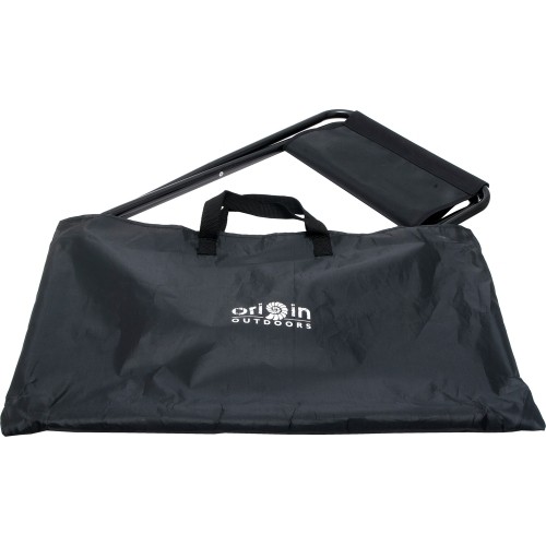 Turystyczny stołek składany Origin Outdoors, Czarny