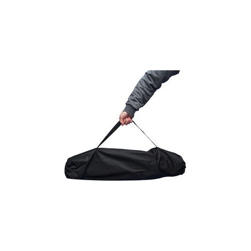 Krzesło składane BasicNature Travel Comfort, czarne