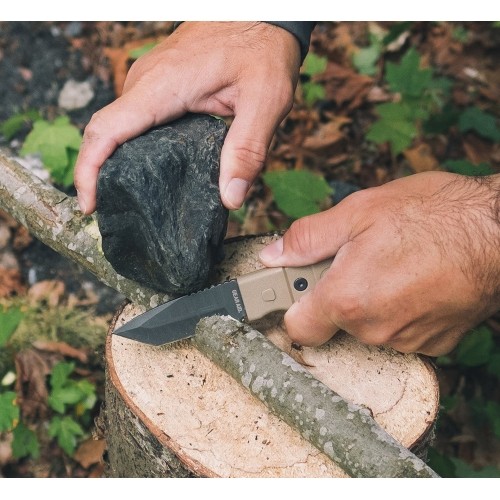 Nóż survivalowy outdoorowy GearAid Kotu Tanto Coyote Knife