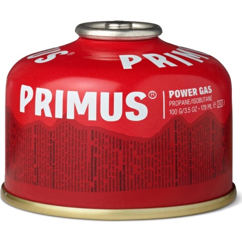 Samouszczelniająca się butla gazowa Primus, 100g, czerwona