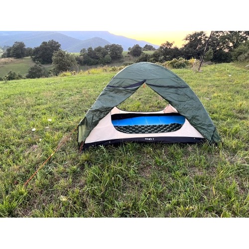 Składana mata turystyczna izolacyjna Karimata BasicNature  - 180x50 cm