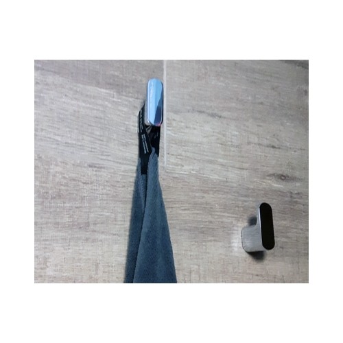 Ręcznik turystyczny sportowy typu frotte BasicNature Terry - 60x120 cm, szary