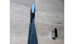 Ręcznik turystyczny sportowy typu frotte BasicNature Terry - 60x120 cm, szary