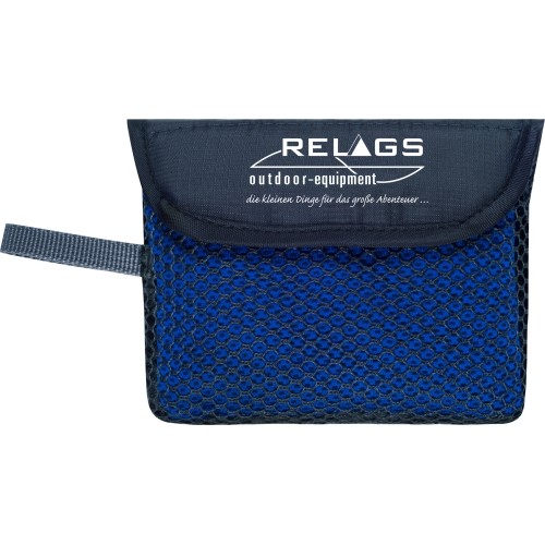 Ręcznik BasicNature Sport, 100x30cm, niebieski