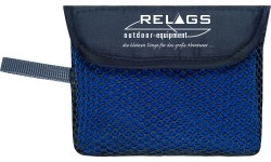 Ręcznik BasicNature Sport, 100x30cm, niebieski