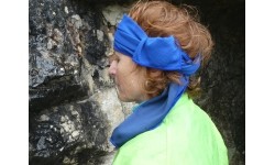 Ręcznik BasicNature Sport, 100x30cm, niebieski