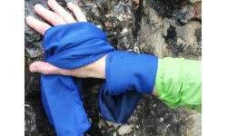 Ręcznik BasicNature Sport, 100x30cm, niebieski