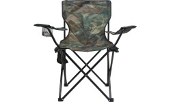 Turystyczne krzesło składane z podłokietnikami Cattara ARMIA BARI - Moro