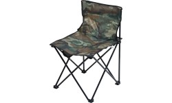 Krzesło składane turystyczne kempingowe wędkarskie z oparciem Cattara Lipari Armia - Moro