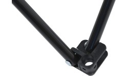 Krzesło składane turystyczne kempingowe wędkarskie z oparciem Cattara Lipari Armia - Moro