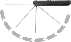 Cyfrowy, składany termometr do grilla Cattara