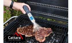 Cyfrowy, składany termometr do grilla Cattara