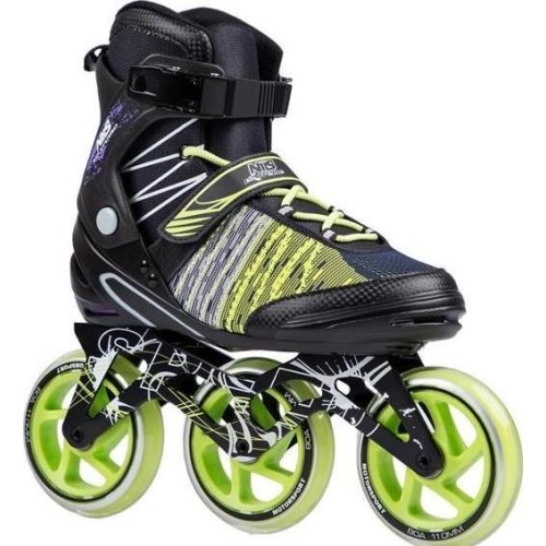 NA1206 CZARNO-ZIELONE ROLKI NILS EXTREME - NA1206 BLACK-GREEN IN-LINE SKATES NILS EXTREME