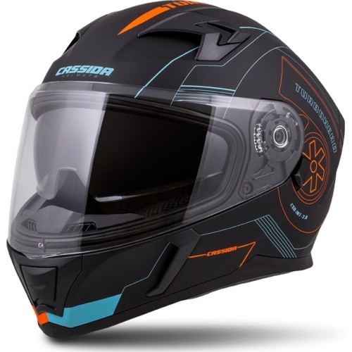 Kask Cassida Integral 3.0 Turbohead - Matt Black/Orange/Blue