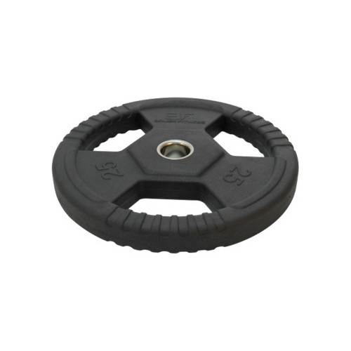 Talerz obciążeniowy gumowany z uchwytami Bauer Fitness Premium 25 kg AC-1497