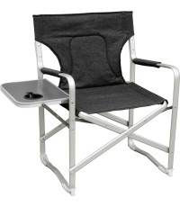 Turystyczne krzesło składane podróżne kempingowe Origin Outdoors Director, Czarne