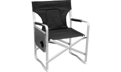 Turystyczne krzesło składane podróżne kempingowe Origin Outdoors Director, Czarne