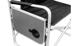 Turystyczne krzesło składane podróżne kempingowe Origin Outdoors Director, Czarne