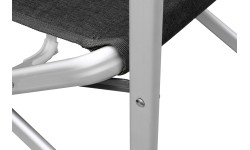 Turystyczne krzesło składane podróżne kempingowe Origin Outdoors Director, Czarne