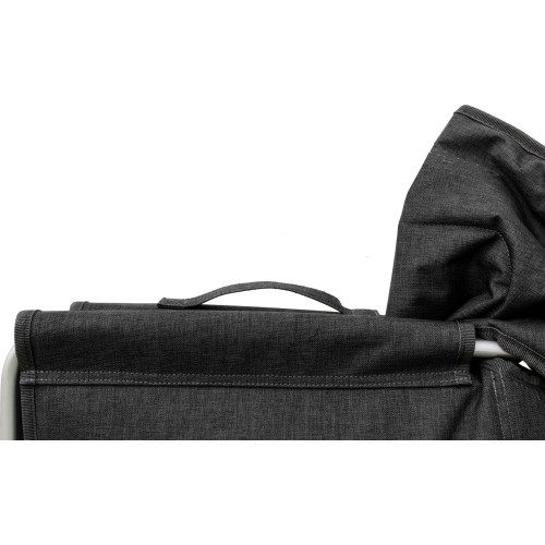 Turystyczne krzesło składane podróżne kempingowe Origin Outdoors Director, Czarne