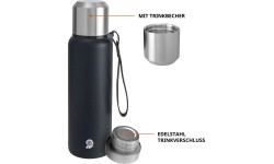 Termos Origin Outdoors Vacuum PureSteel, 0,5 l, czarny