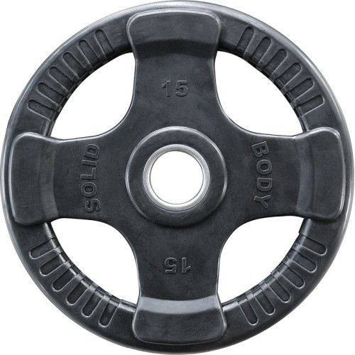 Ogumowane obciążenie Talerz Obciążnik do sztangi Olympic Body-Solid - 15 kg