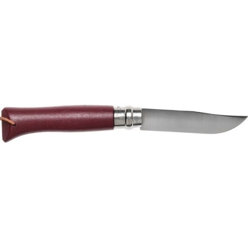 Nóż Opinel Colorama 08 Inox grab z rzemykiem