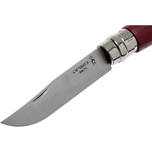 Nóż Opinel Colorama 08 Inox grab z rzemykiem