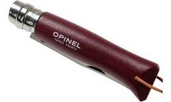Nóż Opinel Colorama 08 Inox grab z rzemykiem
