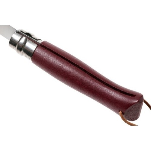 Nóż Opinel Colorama 08 Inox grab z rzemykiem