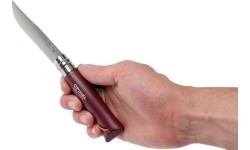 Nóż Opinel Colorama 08 Inox grab z rzemykiem