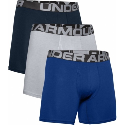 Męskie slipy Under Armour Charged Cotton 6in Briefs - 3szt. - Royal