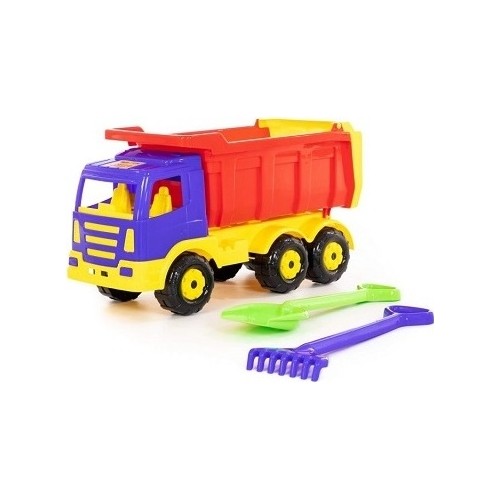 Toy Car Dump Truck Multistore Polesie, with Accessories