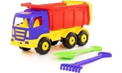 Toy Car Dump Truck Multistore Polesie, with Accessories
